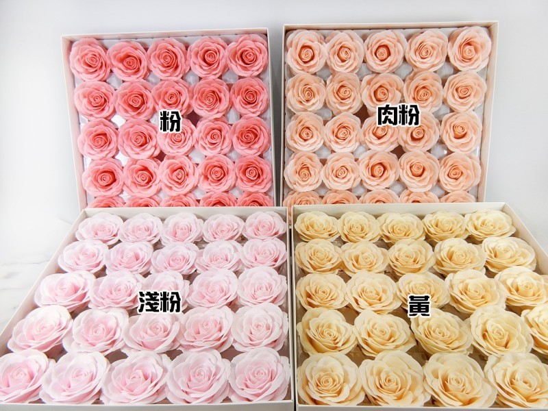 蘇醒玫瑰香皂花25入(18)