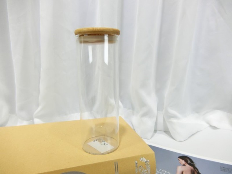 6.5x18cm玻璃竹蓋花插(6)