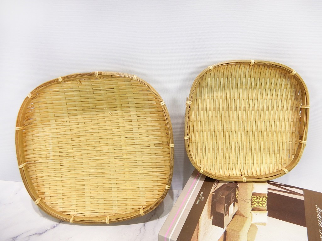 方形淺竹盤21cm(475)