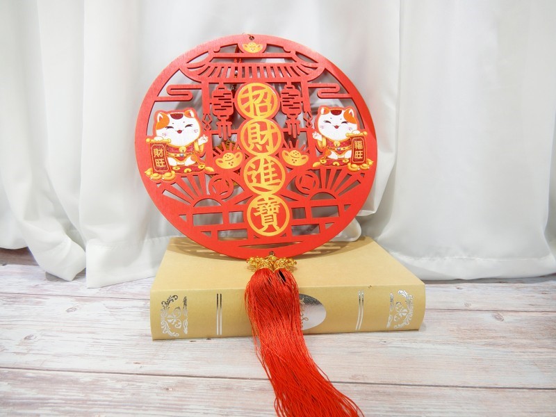 木片新年掛件XDL88-7(96)