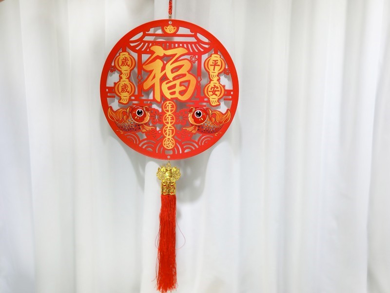 木片新年掛件XDL88-8(96)