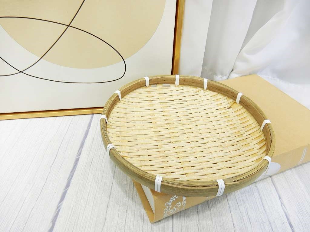 竹製竹盤20CM(223)