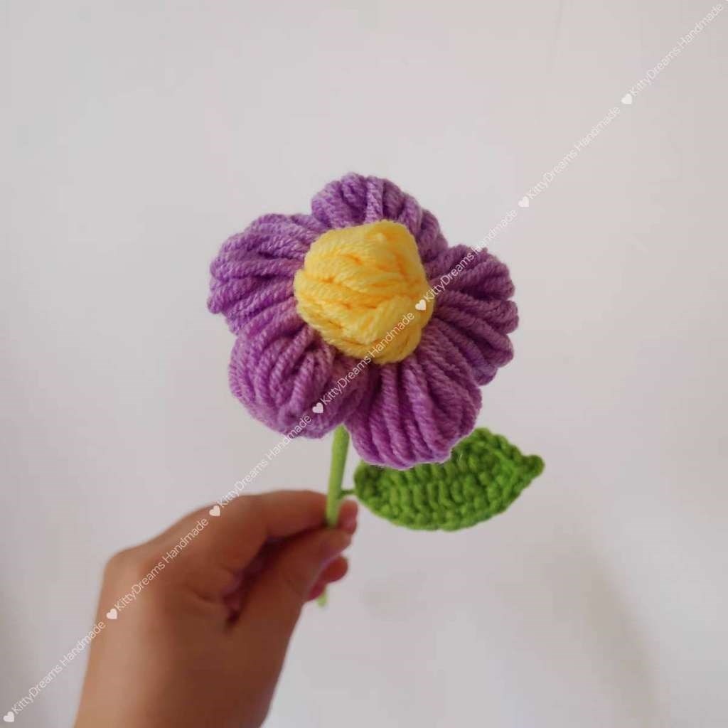 編織毛線泡芙花大(99)