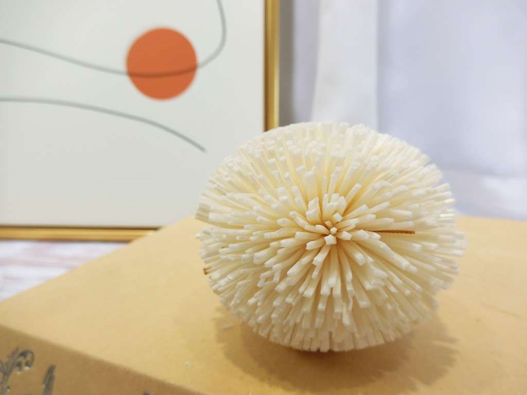 索拉乒乓6cm(8)10入-白*