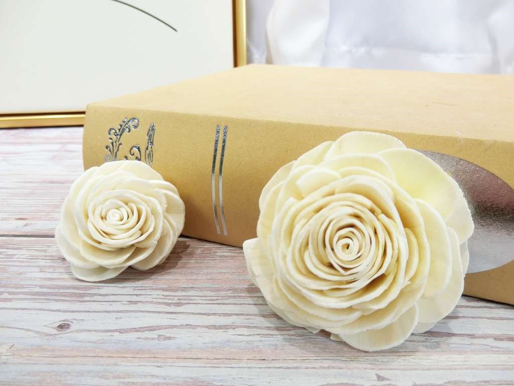 索拉玫瑰4cm(8)10入-白*