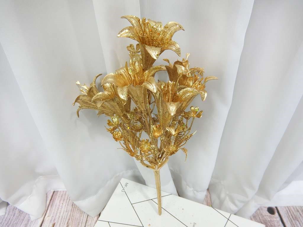 8頭喇叭花SF噴金(71)