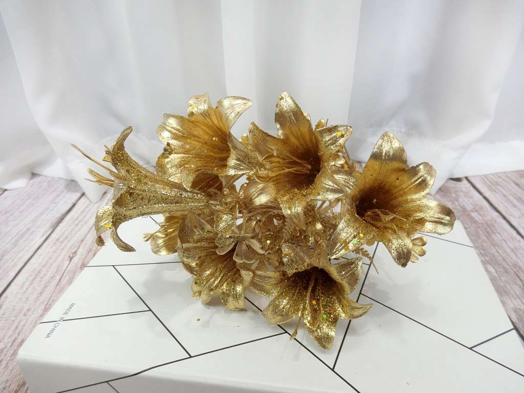 8頭喇叭花SF噴金(71)