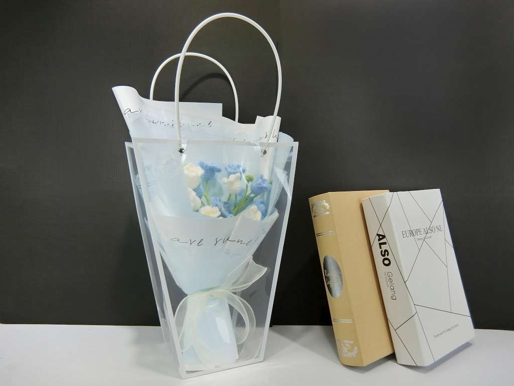 PVC手提花袋T35(29)白邊