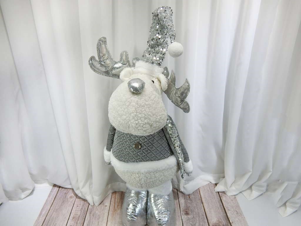 XX0408002伸縮站姿鹿150cm(銀白)