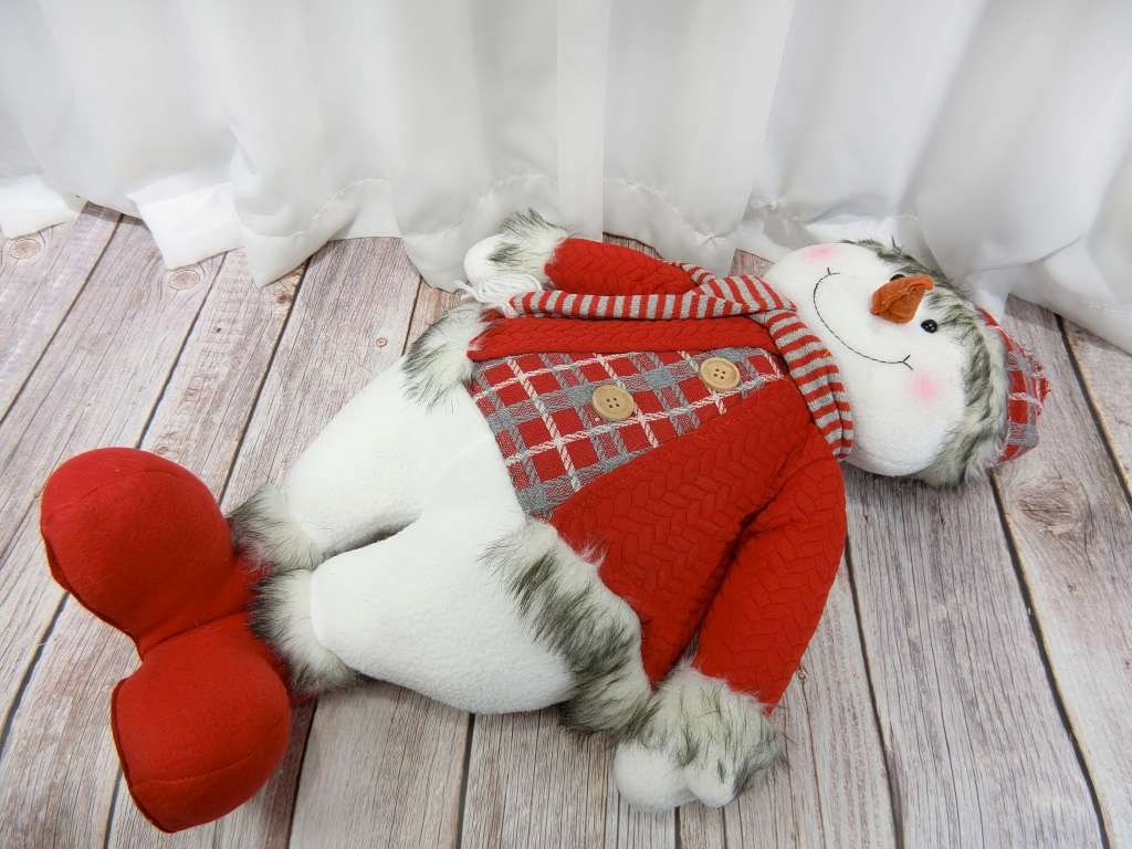 XX0408005紅灰雪人60cm(504)