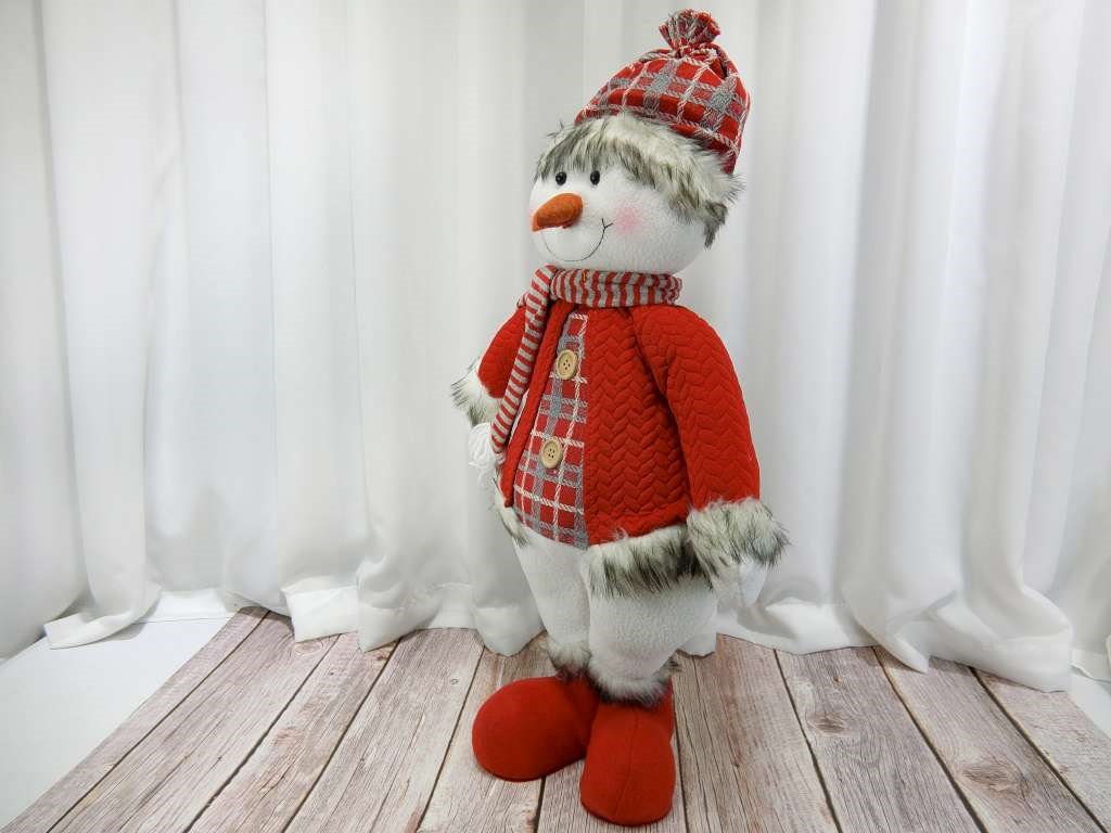 XX0408005紅灰雪人60cm(504)
