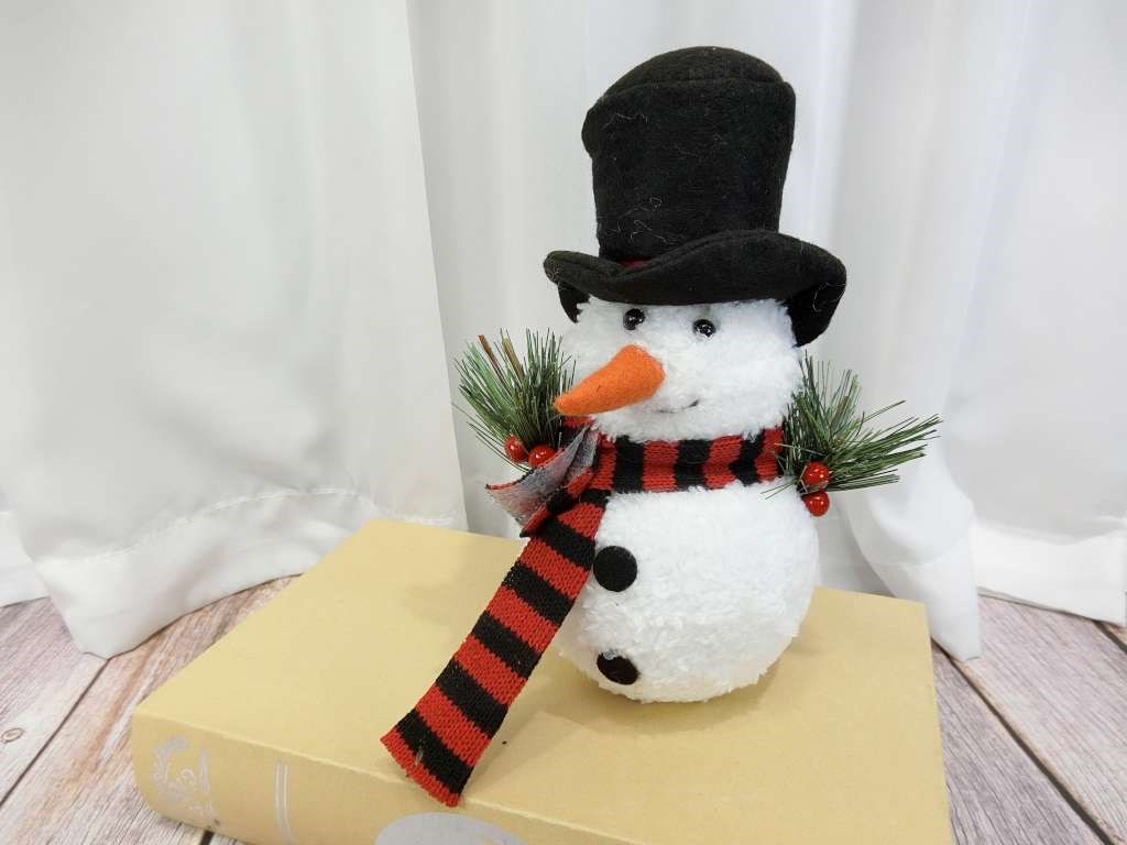 XX0408011小雪人燈光28cm(504)黑