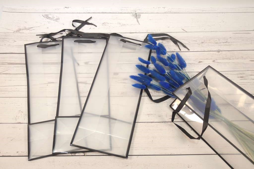 花樣邊框手提袋13x9x34(26)小黑