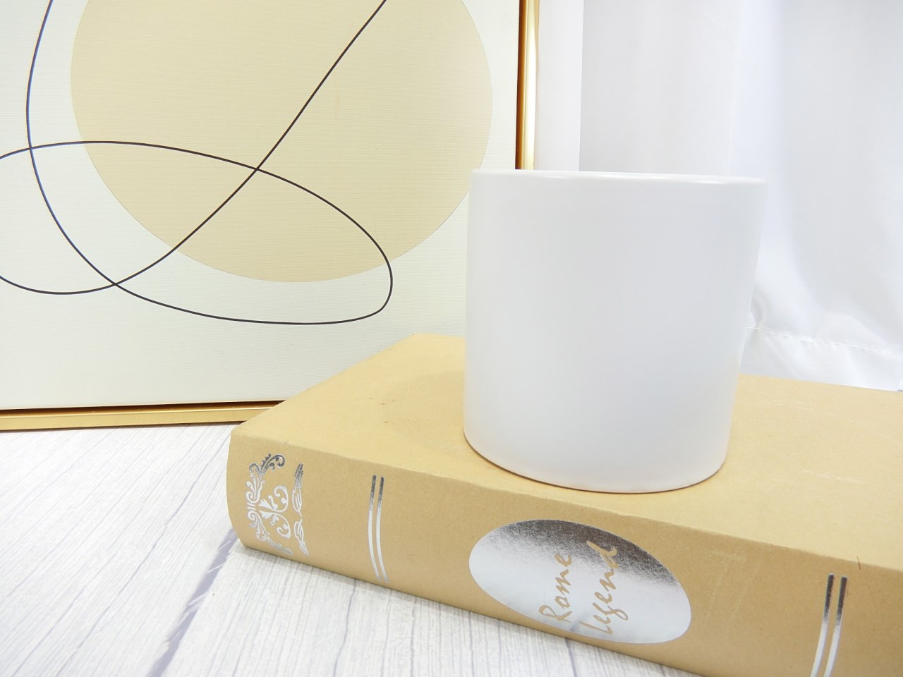 Y1陶瓷花盆(302)白