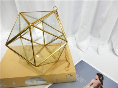 玻璃罩20三角足球金邊(31)