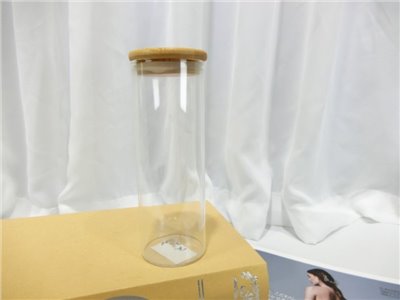 6.5x18cm玻璃竹蓋花插(6)