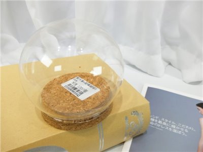 軟木塞+玻璃圓球10cm