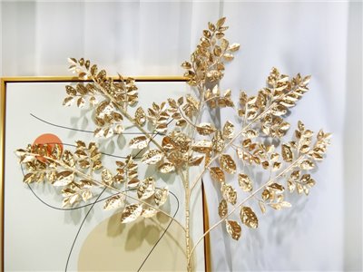 茶樹葉噴金(7)