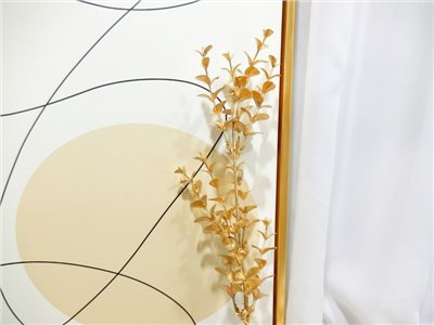 PVC金色尤加利3入A91309
