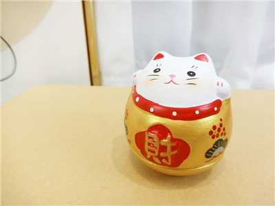 FC招福貓不倒翁B(203)財字