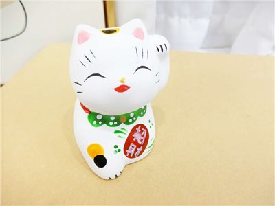 LM新款石膏貓(203)招財