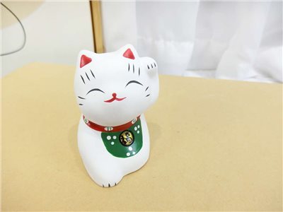 經典款石膏貓(203)白/綠