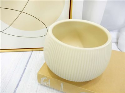 8837陶瓷花盆(306)米黃