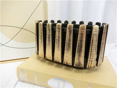 塑膠花插7412(401)小金