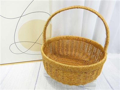 PDH-59藤編手提籃圓形(221)大