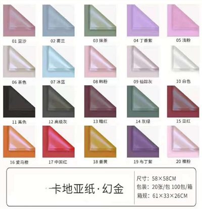 包裝紙卡地亞幻金(49)20入