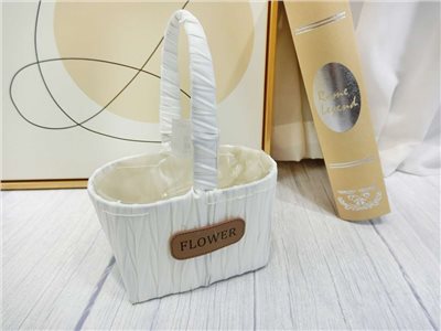 塑+鐵手提籃D-015 S/2(222)小白