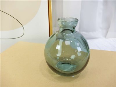 扁B綠玻璃花瓶(308)