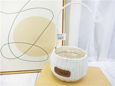 塑+鐵手提籃S/2 D-200(222)小白