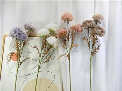 S2161模擬花(603)薊球花3頭
