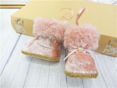 201-0473A聖誕掛件2入(91)粉