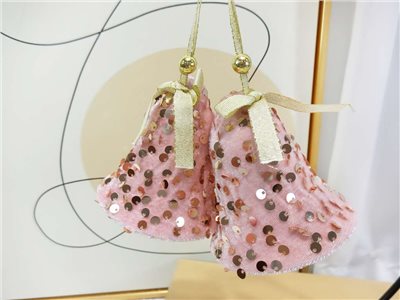 231-0315聖誕掛件2入(91)粉