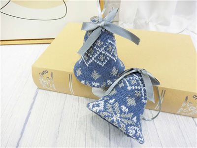 221-0699聖誕掛件2入(91)藍
