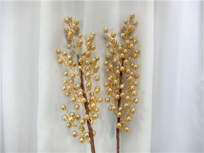 7叉12果豆豆-2入(71)噴金