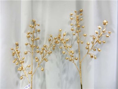 三叉金豆榴噴金(71)2入