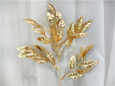 櫟樹葉長桿噴金(71)