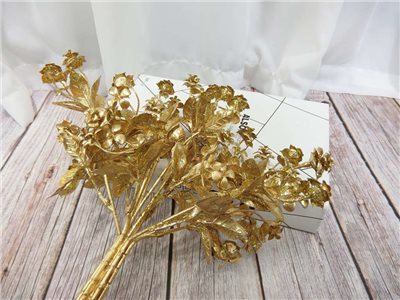 手捧四連花5F噴金(71) 