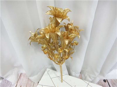 8頭喇叭花SF噴金(71)