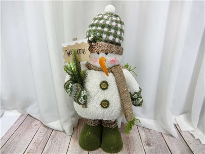 XX0408003森林綠伸縮站姿雪人90c