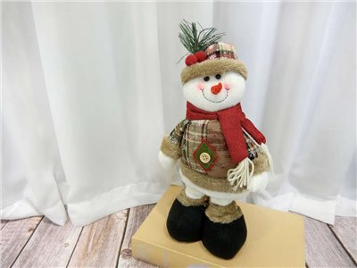 XX0408008紅灰伸縮站姿雪人60cm