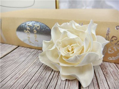 泰國開放玫瑰花7cm(5入)白