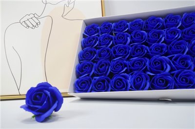 香皂花玫瑰三層花頭50入(96)
