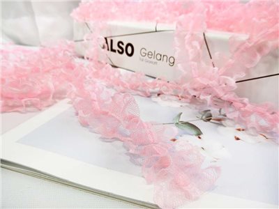 L146-2蕾絲打皺10Y 1"